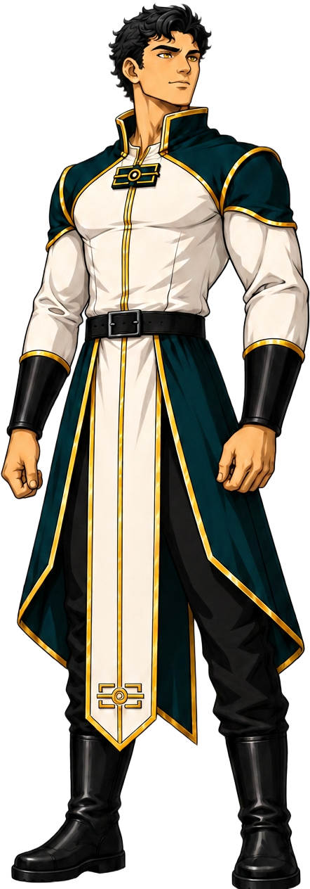 Nexoran in his House Auren Aurath attire